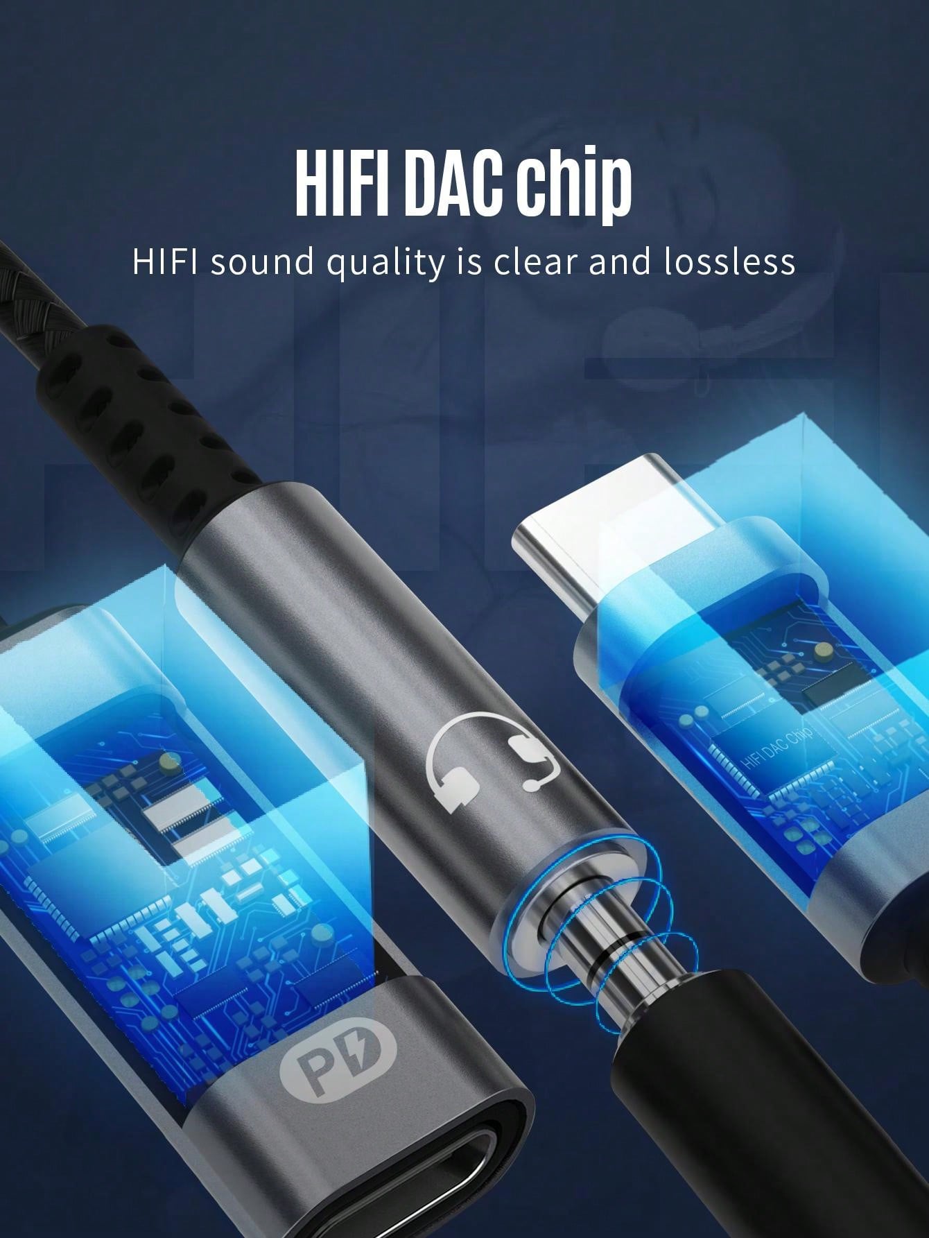 🔌 D8 USB-C to 3.5mm 2-in-1 어댑터 오디오 + 60W 고속 충전 | iPhone 16/15 Pro, Galaxy S23/S22+, iPad Pro 호환