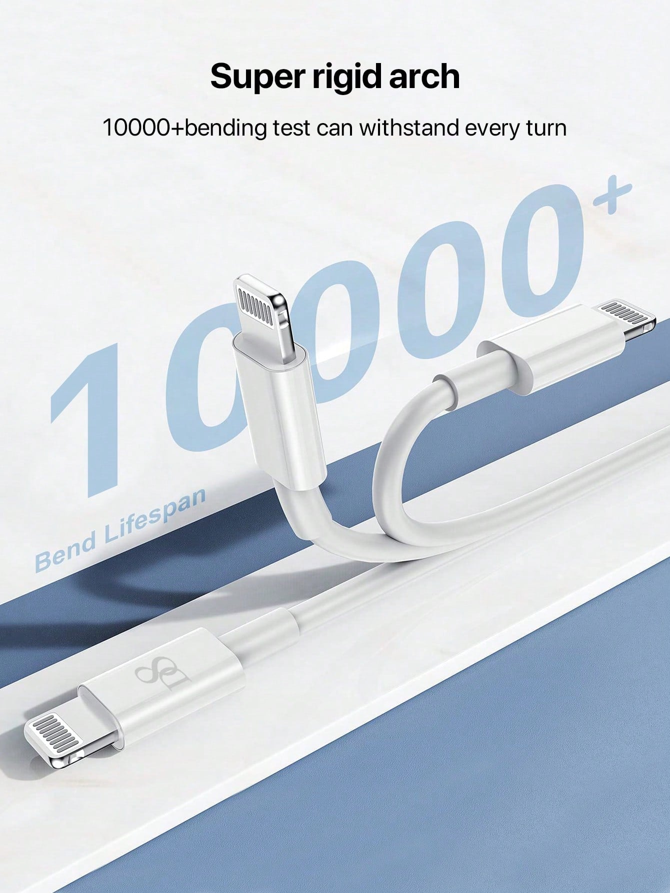 D8 MFi 인증 아이폰 충전 케이블 3개입 USB-C to Lightning / 2.4A 고속충전 / 1m 길이 / 아이폰·아이패드 호환