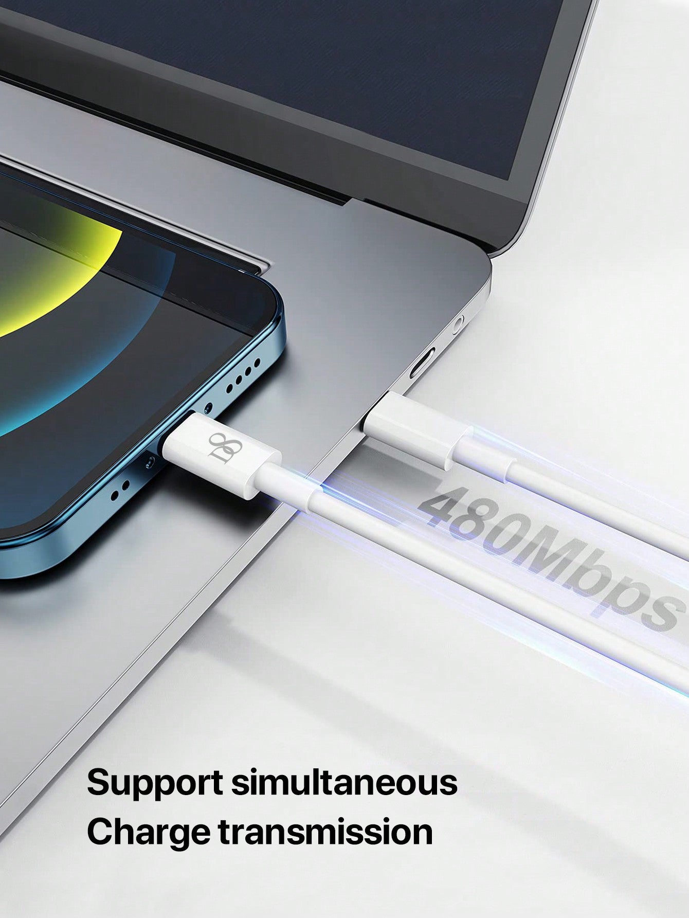 D8 20W USB-C 초고속 충전기 세트 MFi 인증 / 1m USB-C to 라이트닝 케이블 포함 / 아이폰 & 아이패드 고속 충전