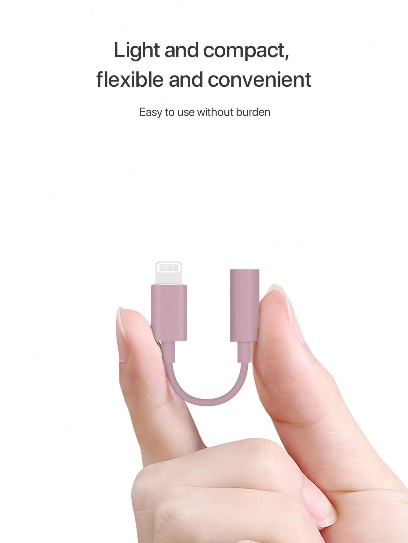 D8 MFi 라이트닝 to 3.5mm 오디오 어댑터 HiFi DAC 스테레오 | 마이크 지원 | MFi 인증 | 고음질 유선 이어폰 연결