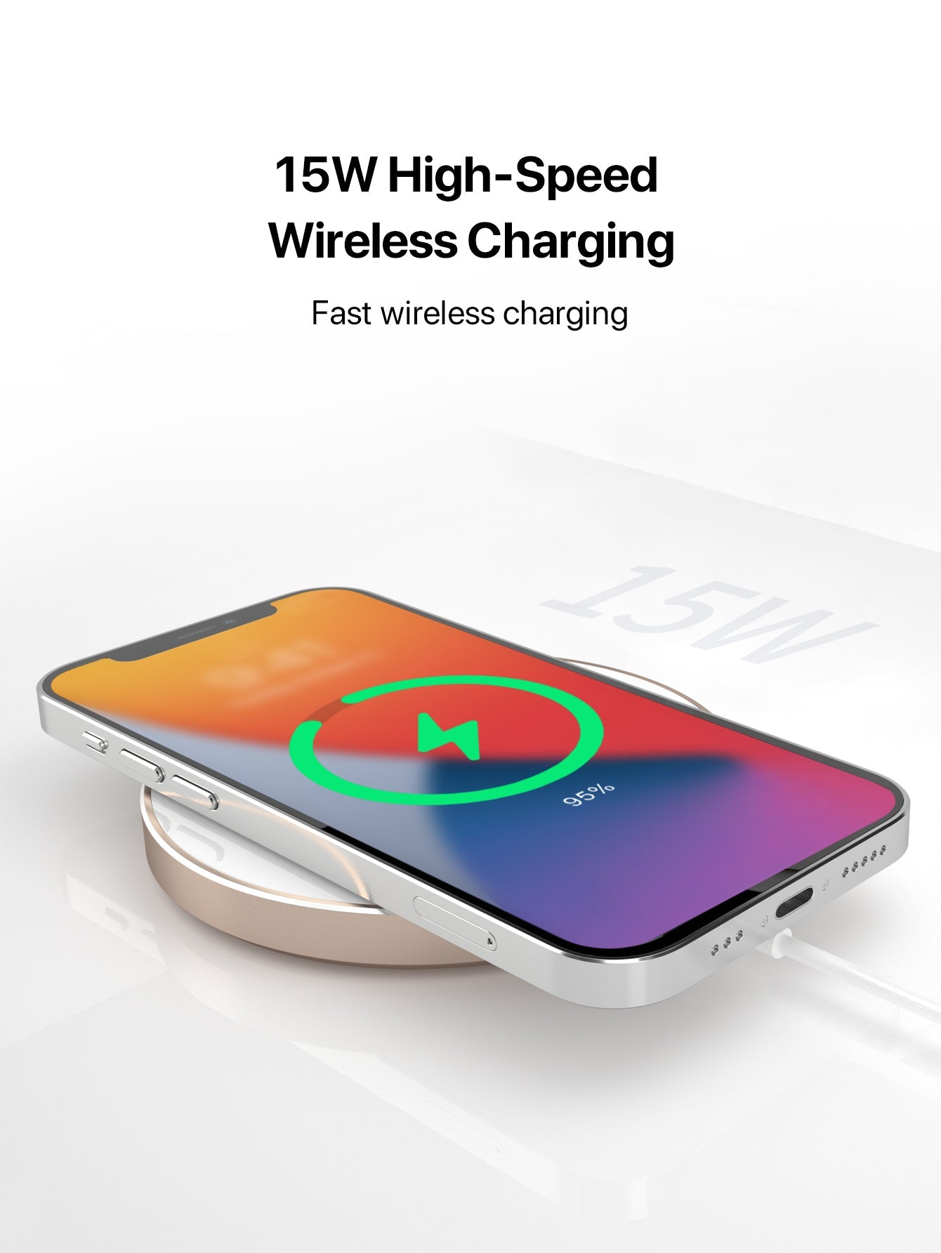 Dynamic8 무선 고속 충전기 PWB-2111 알루미늄 + 아크릴 | 7.5~10W 출력 | CE/FCC/ROHS 인증