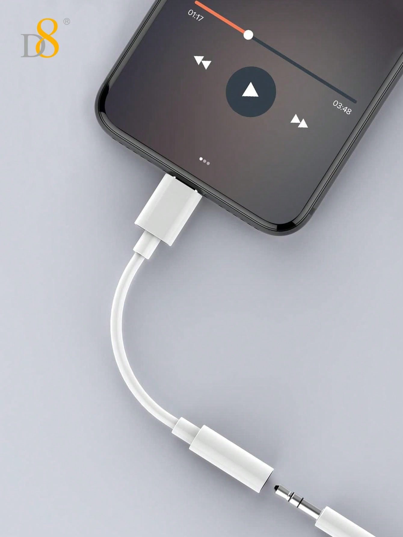 D8 USB-C to 3.5mm HiFi 오디오 어댑터