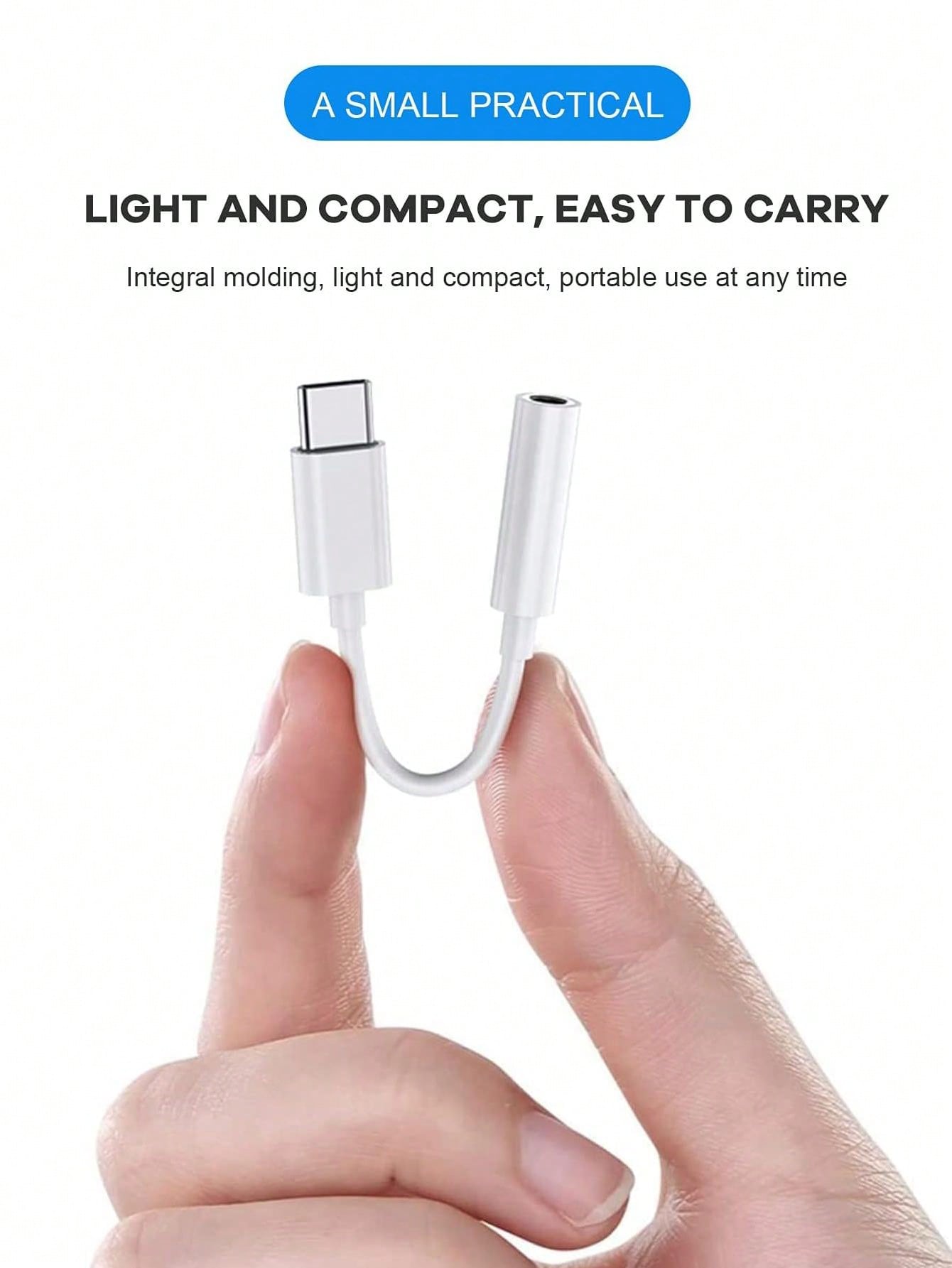 D8 USB-C to 3.5mm HiFi 오디오 어댑터