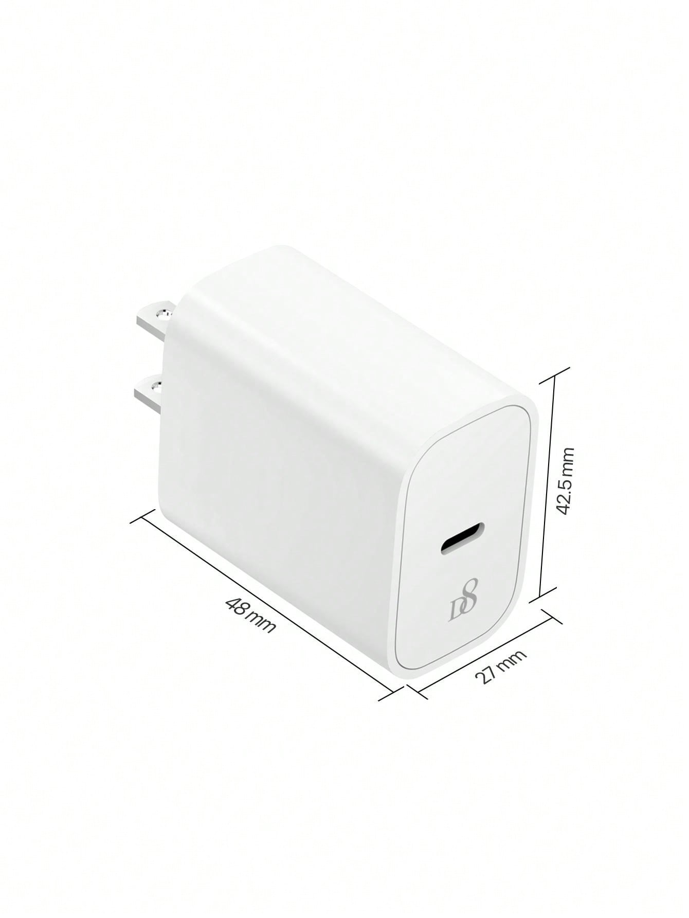 D8 20W PD USB-C 충전기 2팩 + 3.3FT 고속 충전 케이블 세트 MFi 인증 | iPhone & iPad 고속 충전 | 2배의 편리함