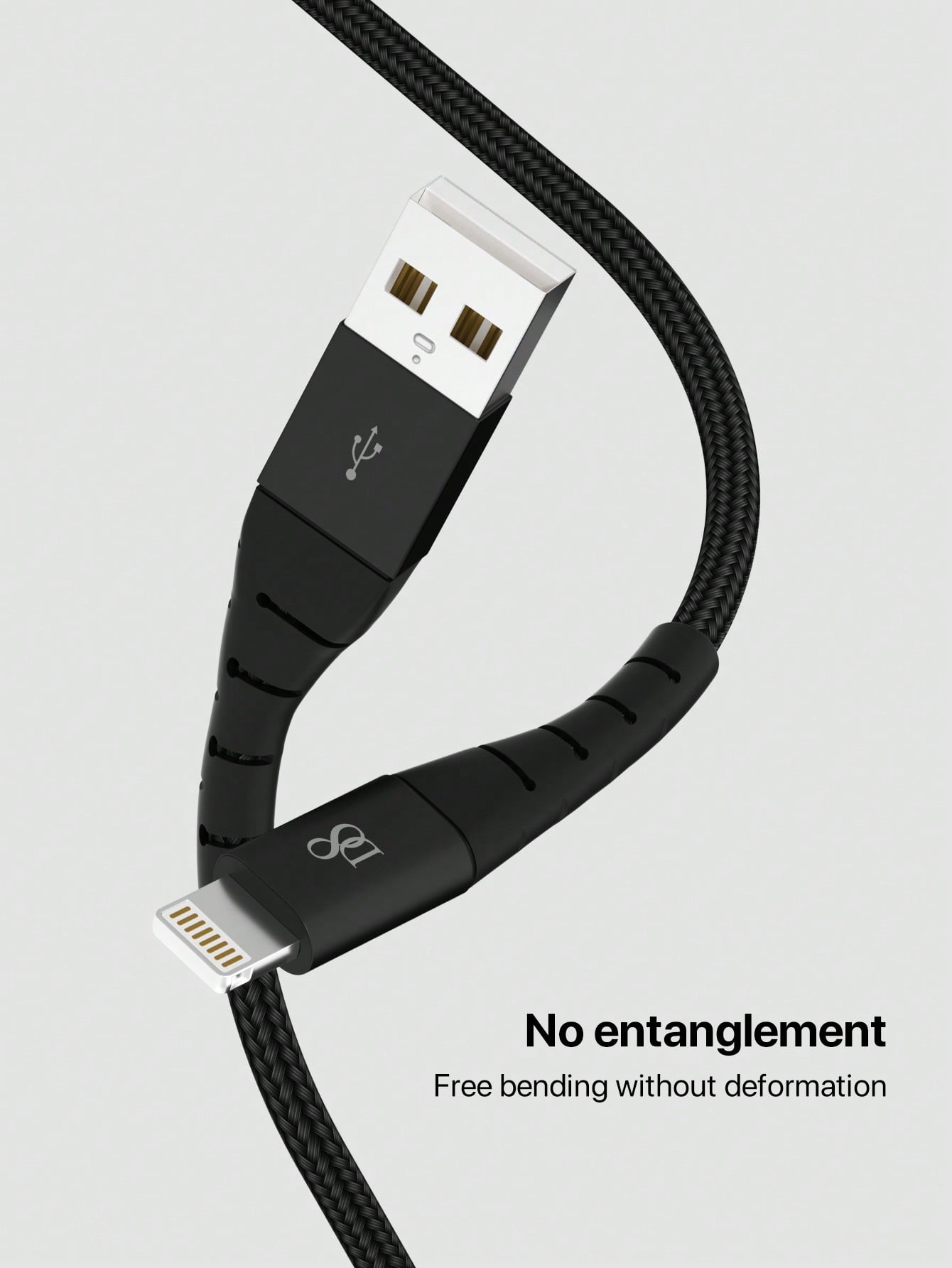 D8 MFi 인증 아이폰 충전 케이블 (3.3FT) 프리미엄 나일론 브레이드 | USB-A to Lightning | iPhone & iPad 완벽 호환