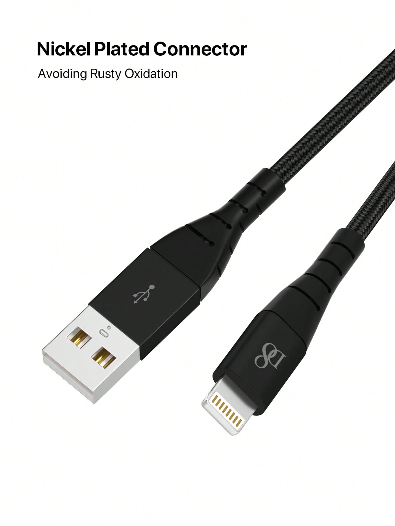 D8 MFi 인증 아이폰 충전 케이블 (3.3FT) 프리미엄 나일론 브레이드 | USB-A to Lightning | iPhone & iPad 완벽 호환