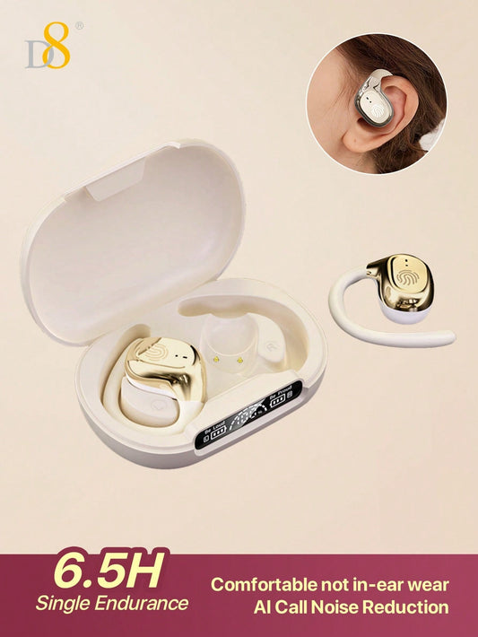 D8 무선 스포츠 이어버드 노이즈 캔슬링 마이크 | 72시간 배터리 | 하이파이 음질 | USB-C 고속충전
