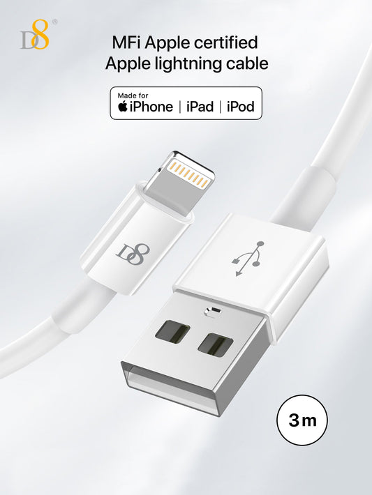 3M 롱 PVC MFi 라이트닝 케이블