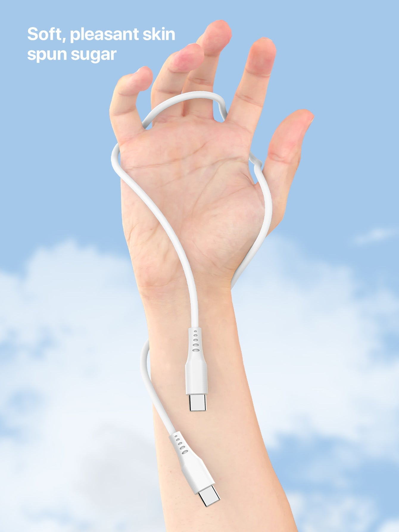 D8 PD 20W USB-C 고속 충전기 세트 아이폰 16/15 시리즈, 아이패드, 갤럭시 전용 | 20W 고속충전 | C to C 케이블 포함