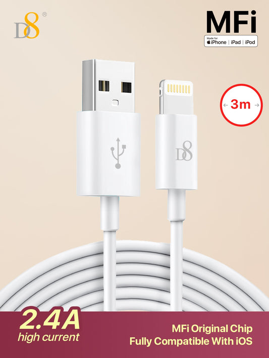 3M 롱 PVC MFi 라이트닝 케이블