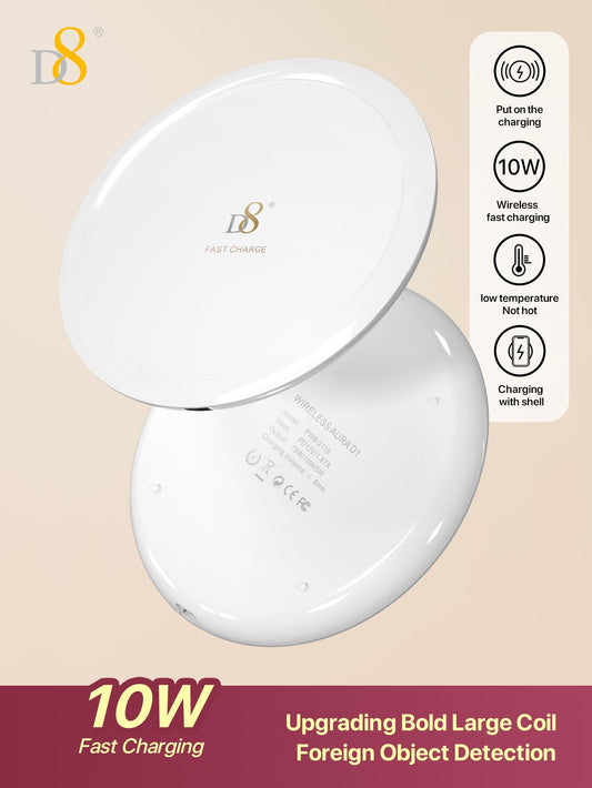 Dynamic8 무선 고속 충전기 (PWB-2110) – 7.5~10W 출력 / 초슬림 / 세라믹+플라스틱 소재 / CE·FCC·ROHS 인증